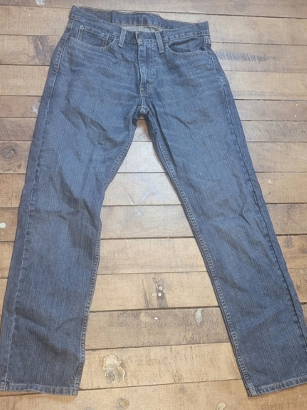 Levi's Straight Dark Blue Jeans 30x32